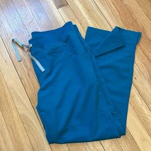 FIGS scrubs teal, medium petite Kade, worn 1x